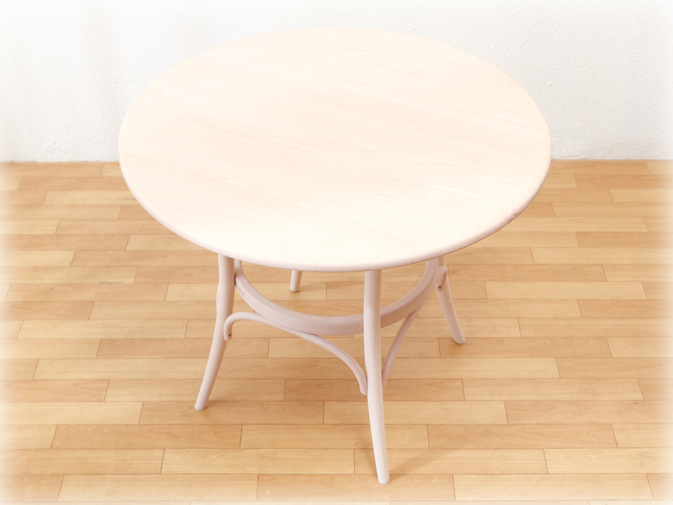 トンTON ベントウッド テーブル No252 ラウンドROUND 90Φ / ピュア
