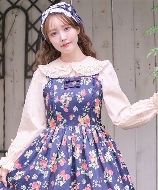 トーションレース丸襟ブラウス | axes femme online shop