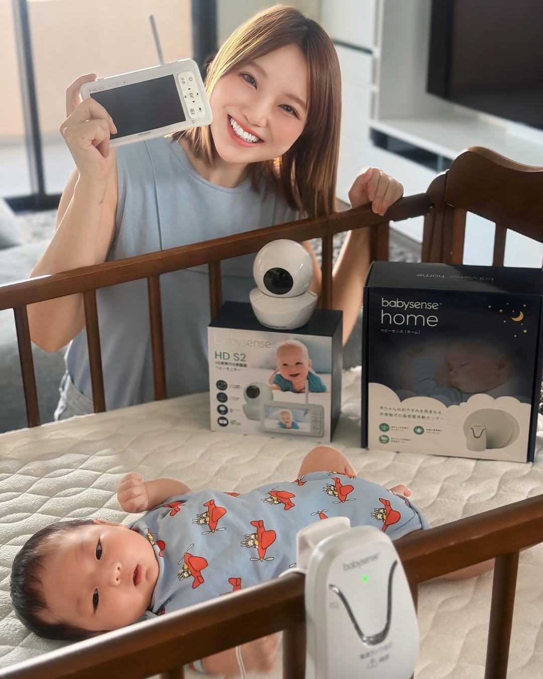 赤ちゃん体動センサーと見守りカメラ｜安心サポートセット