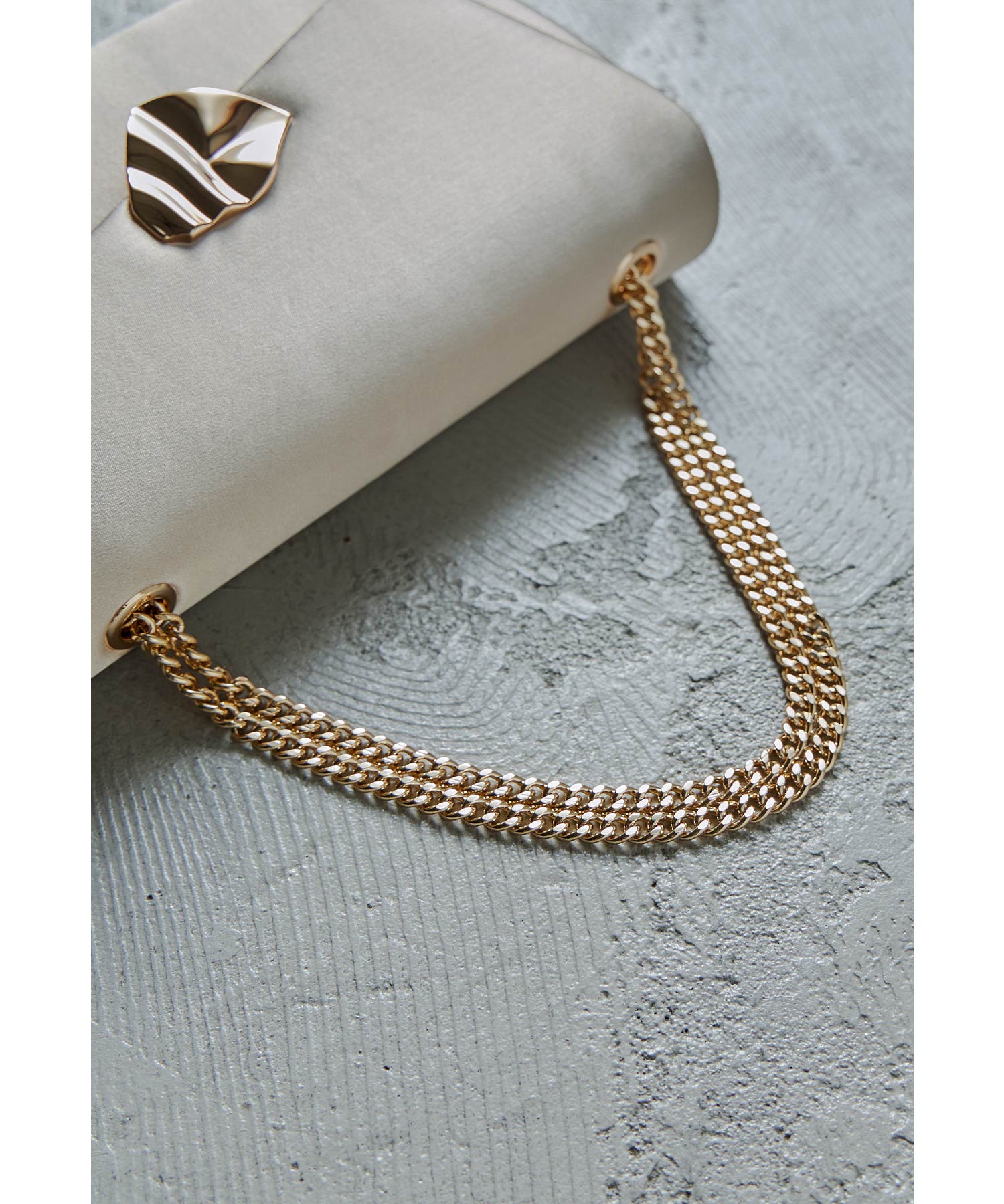 ブラスカットフラップバッグ 結婚式 二次会 お呼ばれ フォーマル