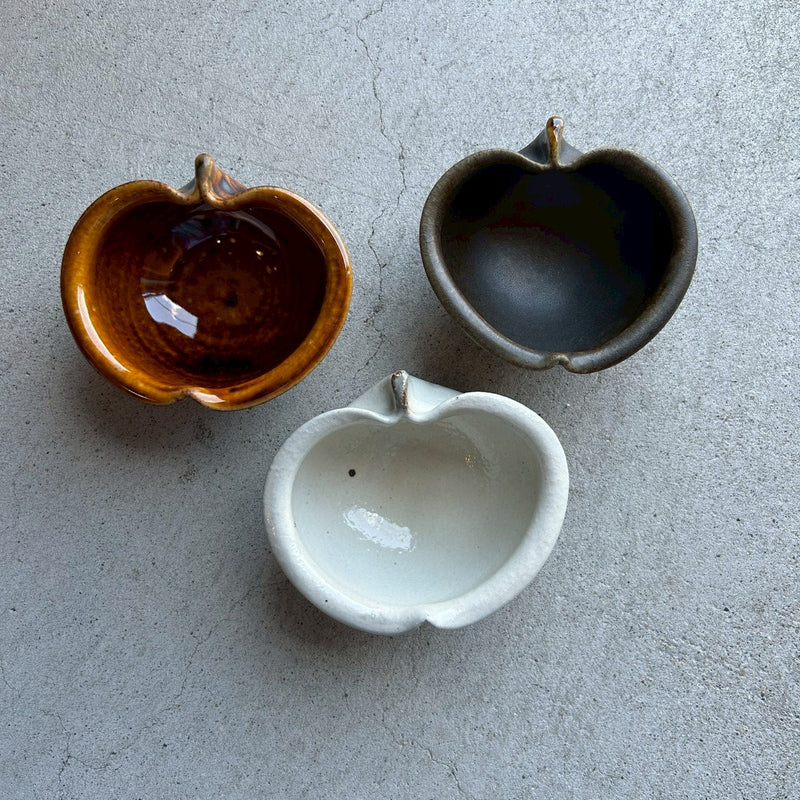 りんご鉢 豆 アメ釉｜古谷製陶所（信楽焼 陶器） – nokaze｜陶器、和
