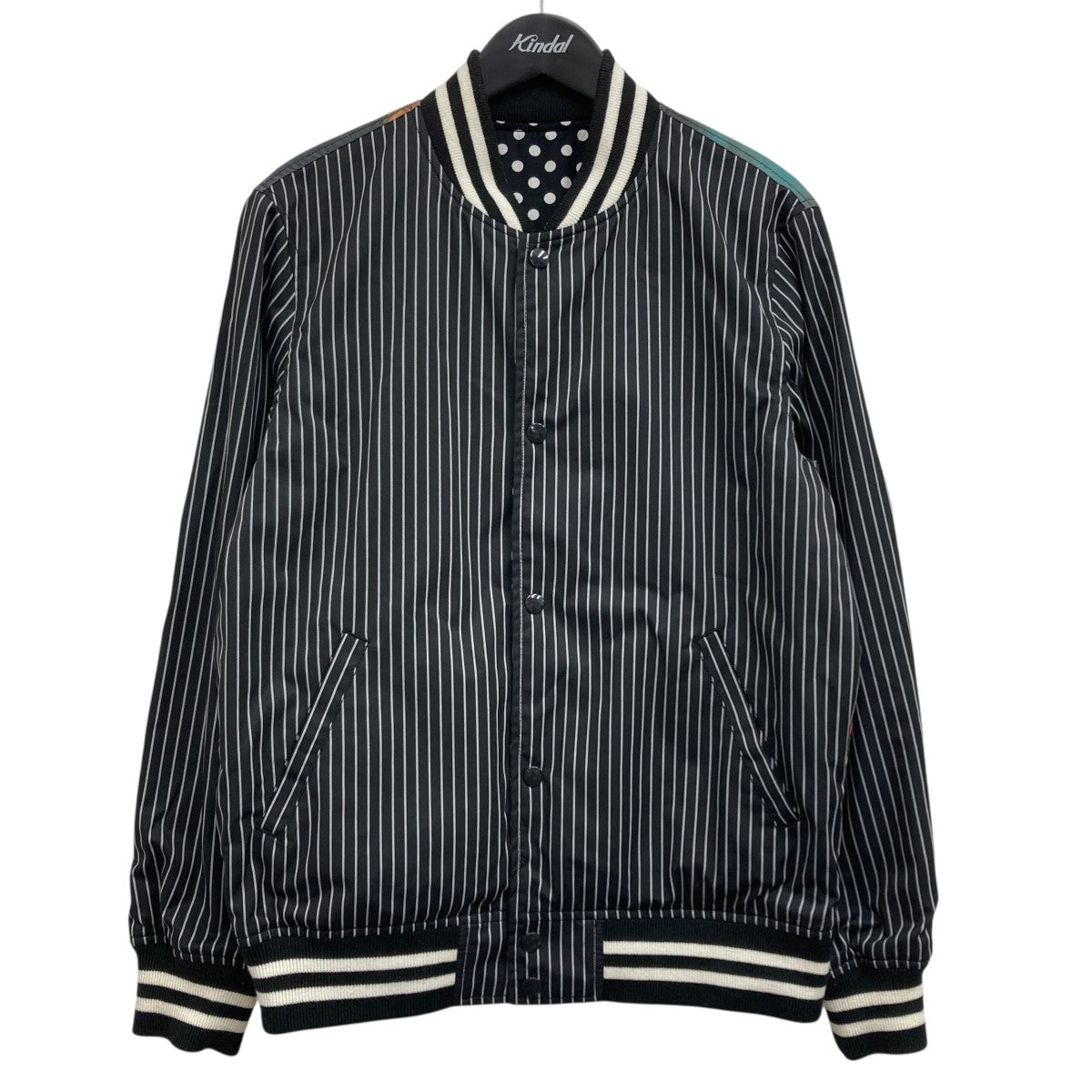 Supreme×COMME des GARCONS SHIRT Reversible Varsity Baseball Jacket