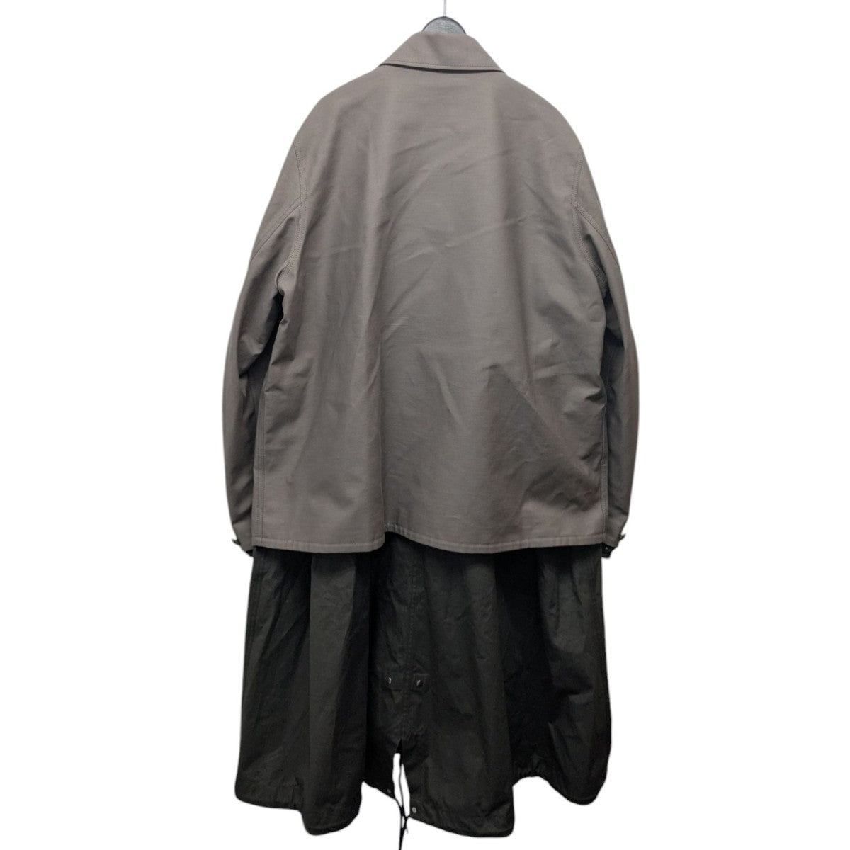 sacai×WTAPS 25SS「Cotton Back Satin COAT」コットンバックサテン