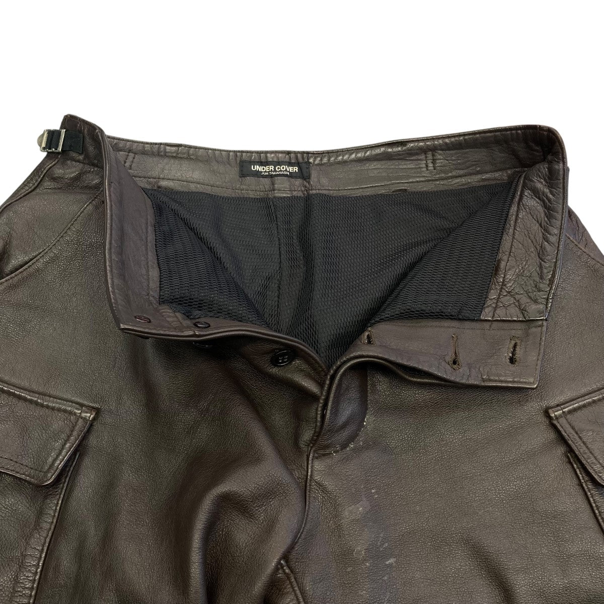 UNDERCOVER(アンダーカバー) 96AWWIRE期レザーハーフパンツUC-6W-P-08
