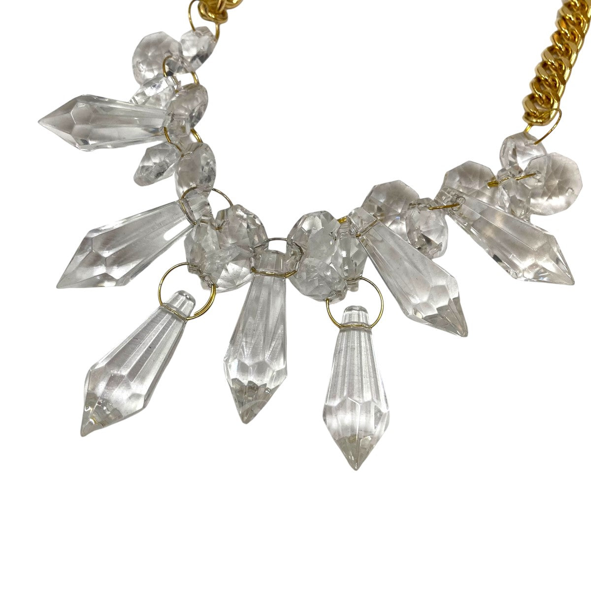 LES SIX(レシス) クリスタル ネックレス ゴールド｜【公式】カインド