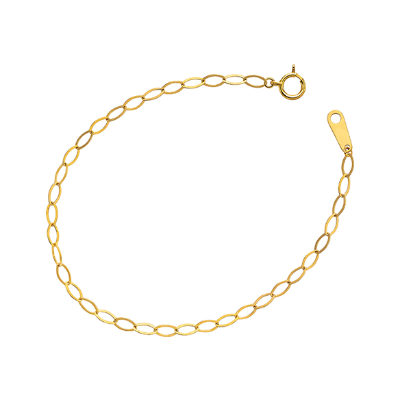 K18イエローゴールド ブレスレット 15cm | 高品質 金・プラチナ