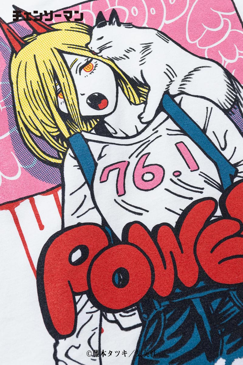 予約商品】glamb (グラム)×チェンソーマン Power T Black / ロック