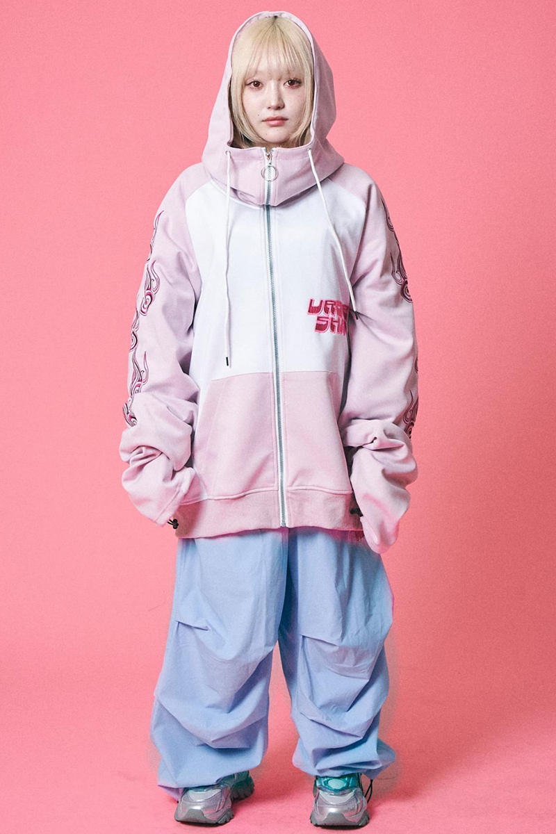 GALFY (ガルフィー) うらめしやパーカー PINK / ロックファッション