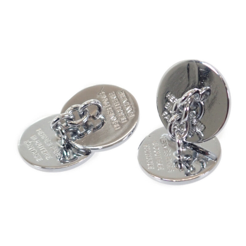 エルメス HERMES セリエ カフリンクス カフス メタル シルバー メンズ