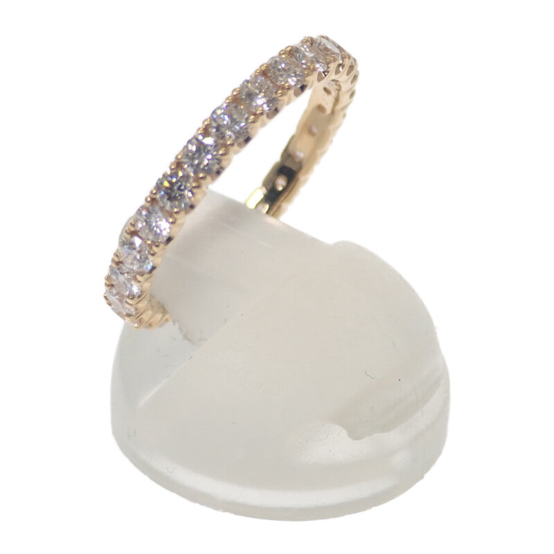 デザインジュエリー フルエタニティ 11号 リング K18イエローゴールド