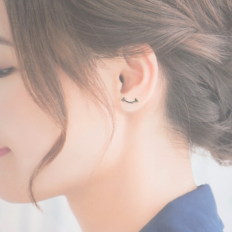 ティファニー TIFFANY&Co. Tスマイル ピアス シルバー925 レディース