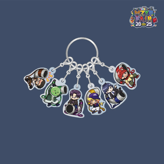 土曜21時のMAZI夜bar】キーホルダー – sheeta-shop