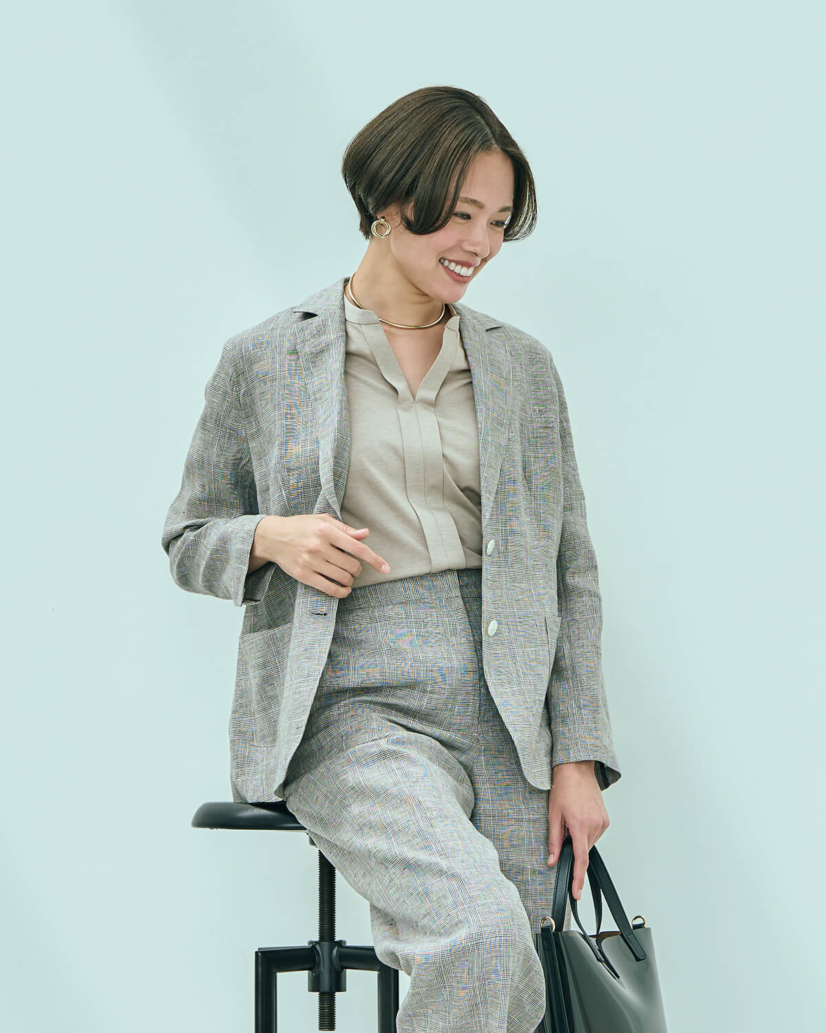 テーラードジャケット(36サイズ グレー系): レディース｜メーカーズ