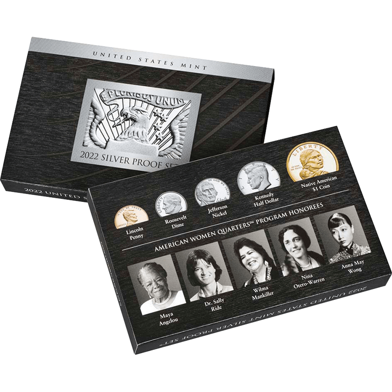 アメリカ 2022年 記念貨入銀他通常貨10種プルーフセット | オンライン