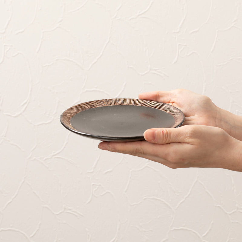 rusty 取皿 kuromino – 丹山窯 土岐美濃焼 TANZAN