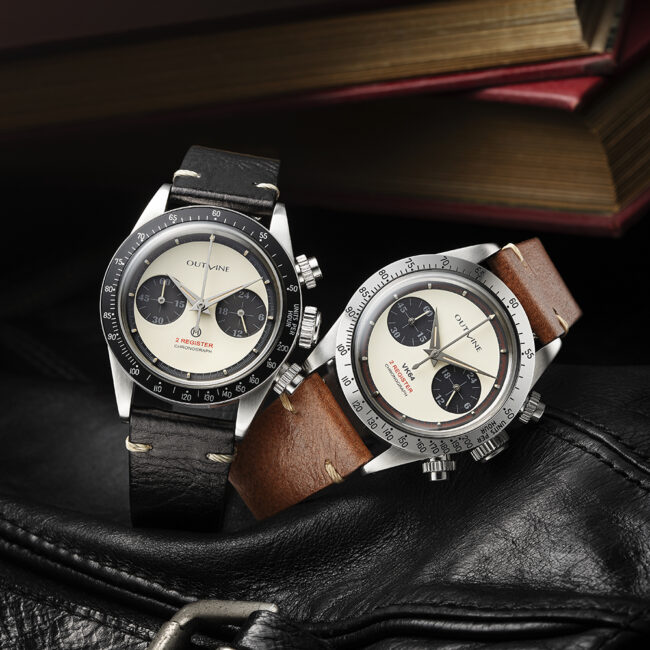 アウトライン・2レジスタークロノ シリーズ III （パンダ・ブラウン