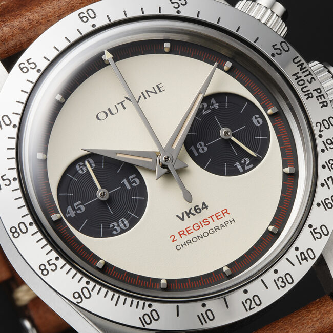 アウトライン・2レジスタークロノ シリーズ III （パンダ・ブラウン