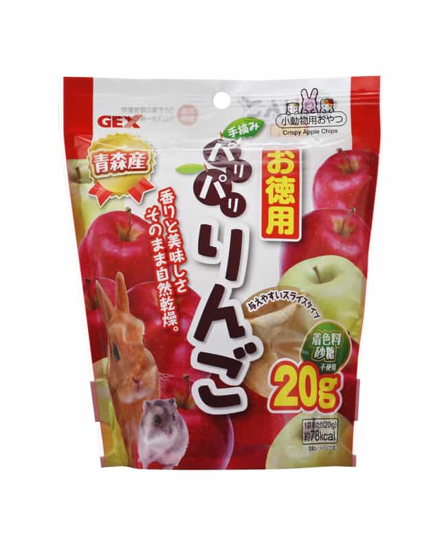 GEX パリパリりんごお徳用 20g（4972547038227）｜その他ペット用品