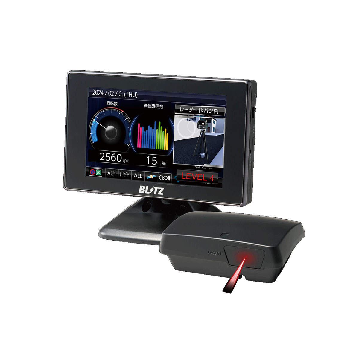 楽天市場】BLITZ ブリッツ TL315R Touch-LASER レーザー＆レーダー探知