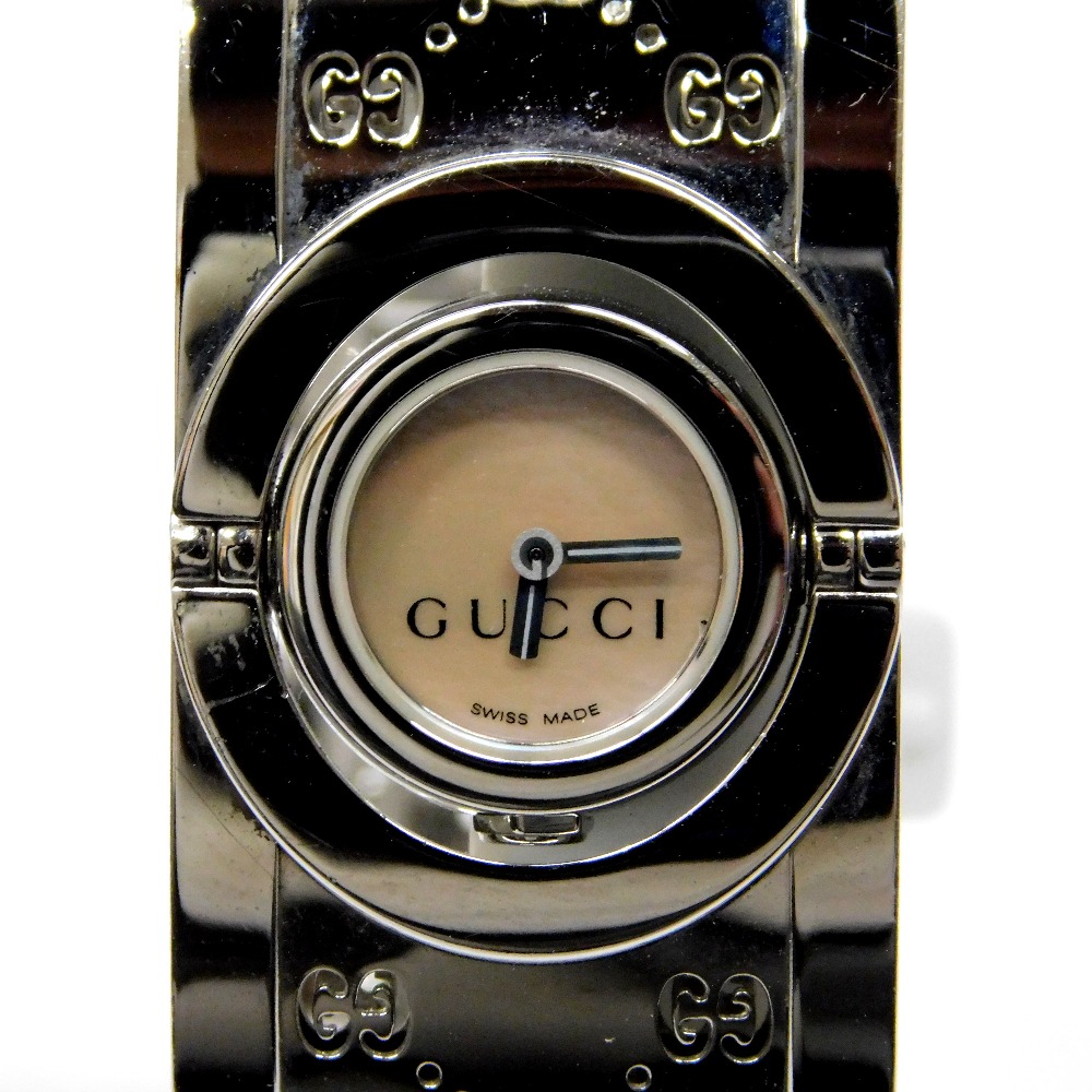 楽天市場】GUCCI【グッチ】 112 トワール クォーツ バングル 腕時計 SS