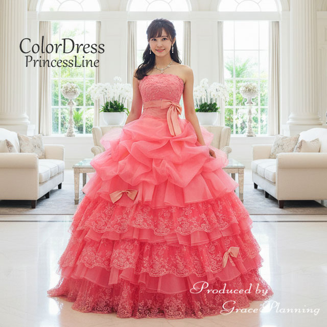 楽天市場】カラードレス ロングドレス クリスマスドレス ウェディング