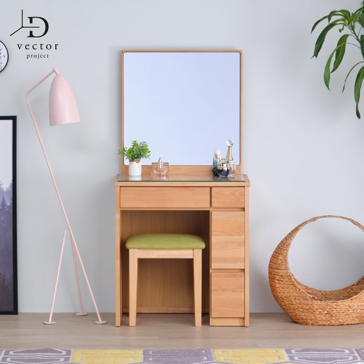 楽天市場】【期間限定1700円引き】ドレッサー 化粧台 鏡台 メイク台