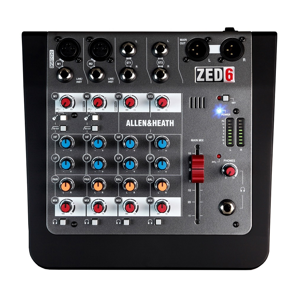 楽天市場】Allen & Heath ZED-6FX アナログミキサー| 自宅録音 DTM DAW