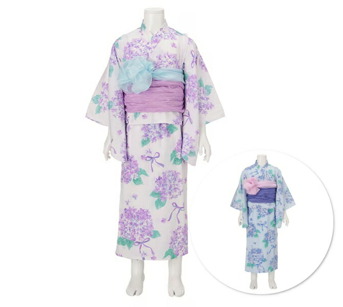 楽天市場】メゾピアノ mezzopiano チェリーロゴ柄浴衣 紺 ネイビー 110