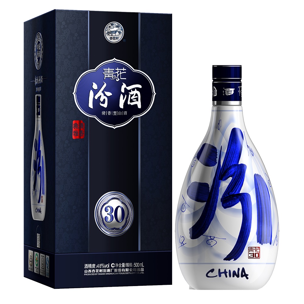 楽天市場】中国酒 青花汾酒 48度 500ml : お酒の総合館・シマヤ酒店
