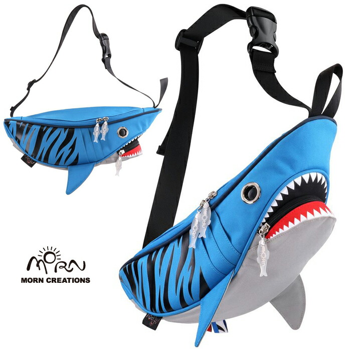 楽天市場】【MORN CREATIONS】シャークウエストポーチ（Gray）ボディ