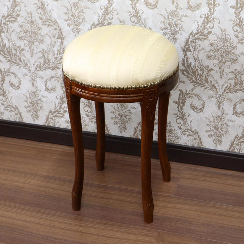 楽天市場】イタリア製 ロングスツール ゴブランフラワーチェア