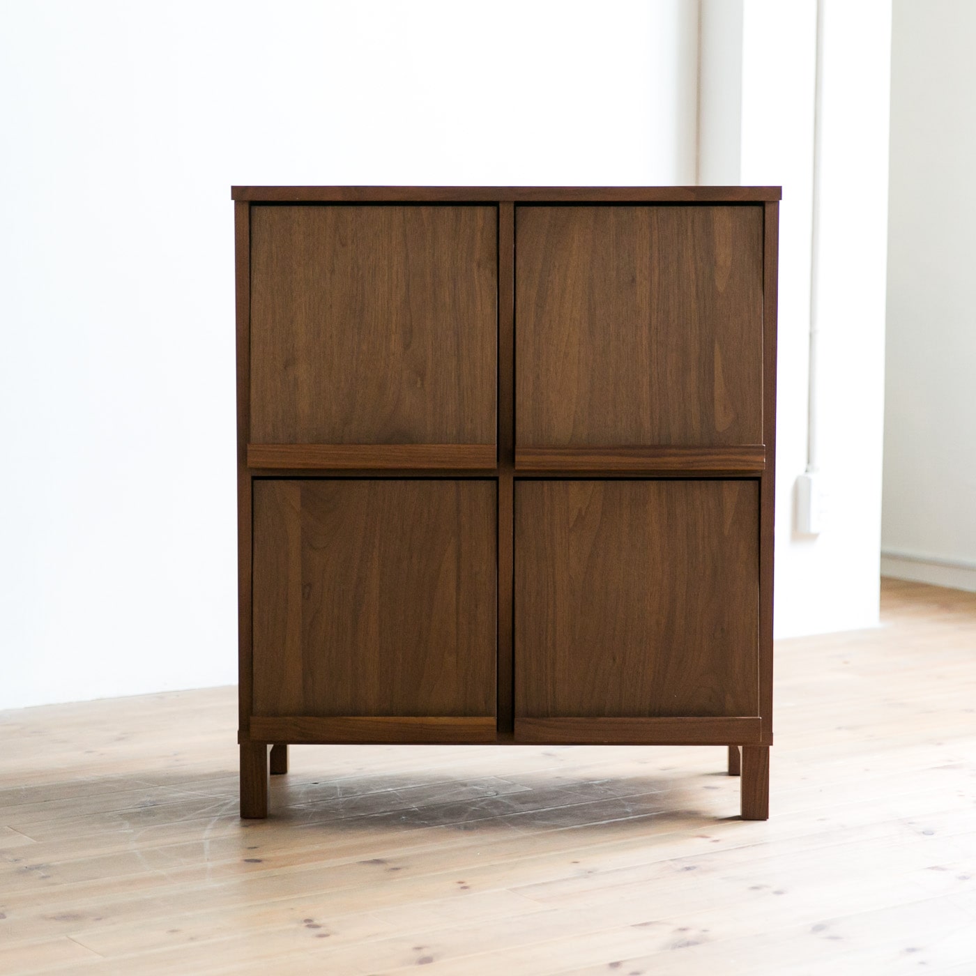 レッチェ マガジンレコードラック(2列) | 高野木工(TAKANO MOKKOU