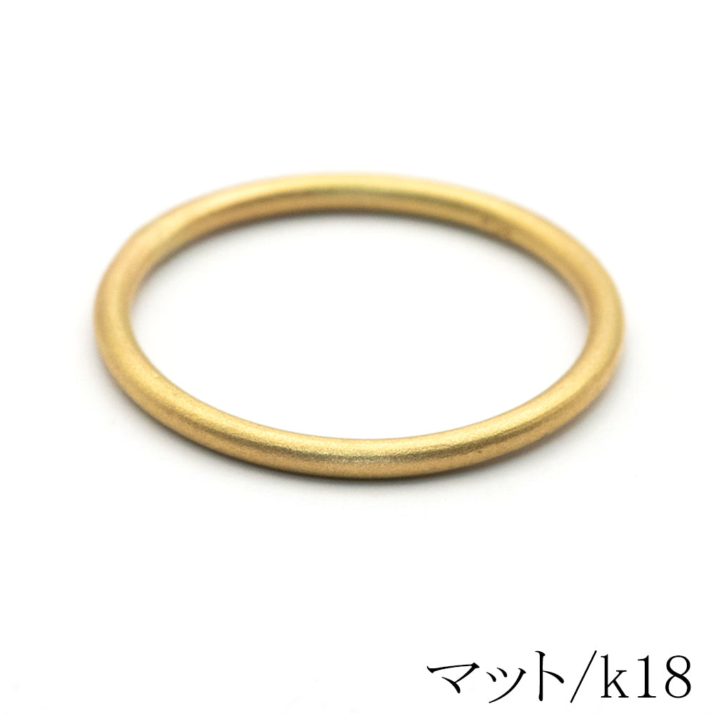 18金製極細リング、ピンキーから重ねづけや、ペアリング結婚指輪まで