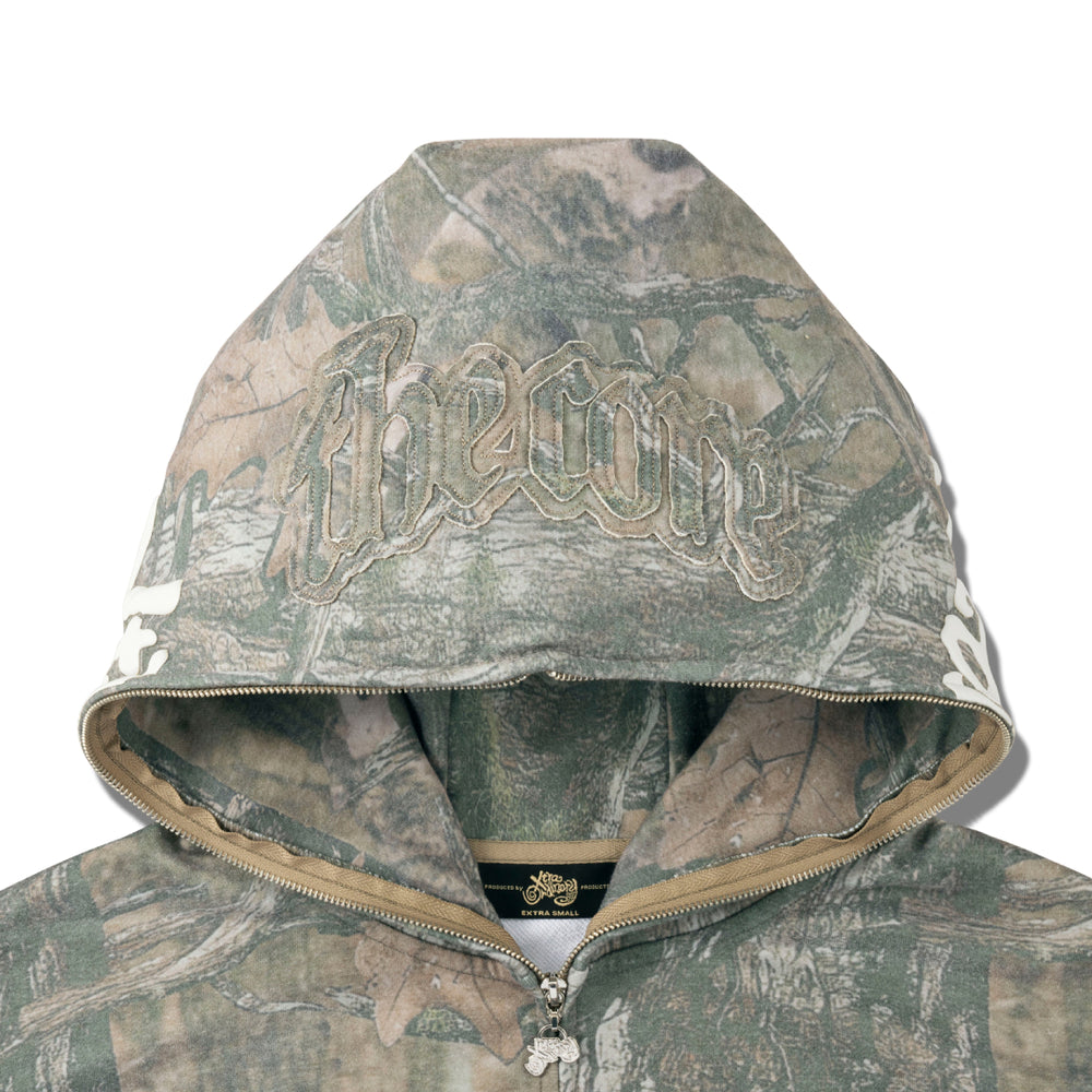 Full Zip Camo Hoodie Produced by XG – XGALX OFFICIAL SHOP