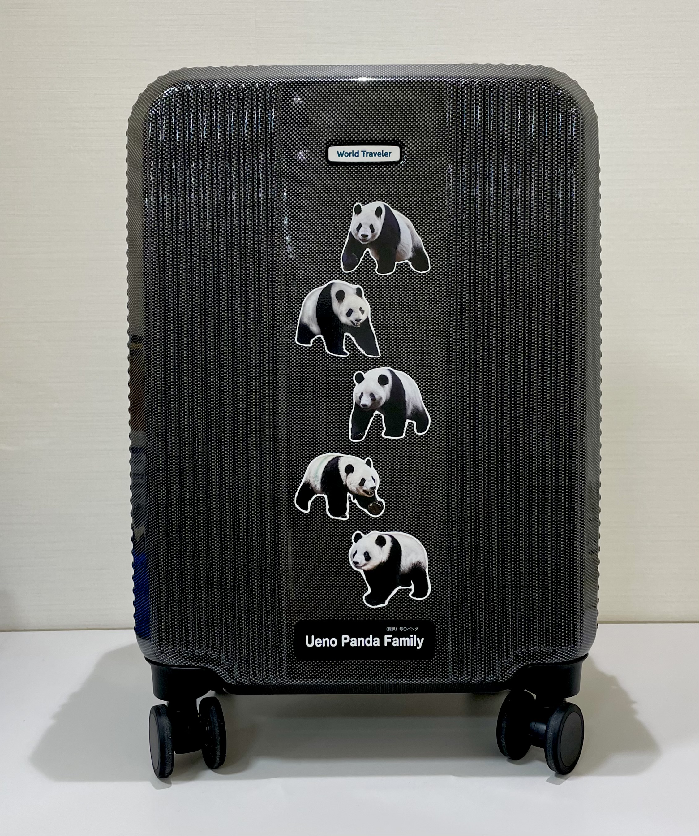 上野パンダファミリーデザインの限定スーツケース🐼 | 紳士服・紳士