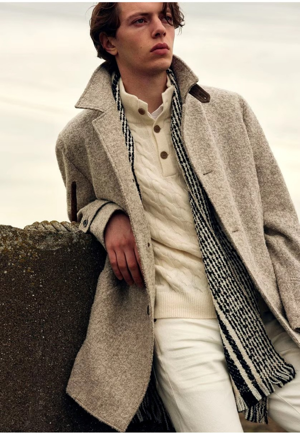 贅沢素材！アルパカリングへリンボンコート | ジョセフアブード | 大丸