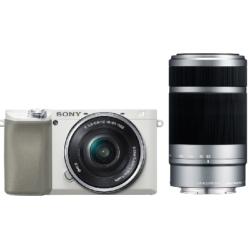 ソニー α6100 ダブルズームレンズキット ホワイト[ILCE-6100Y W