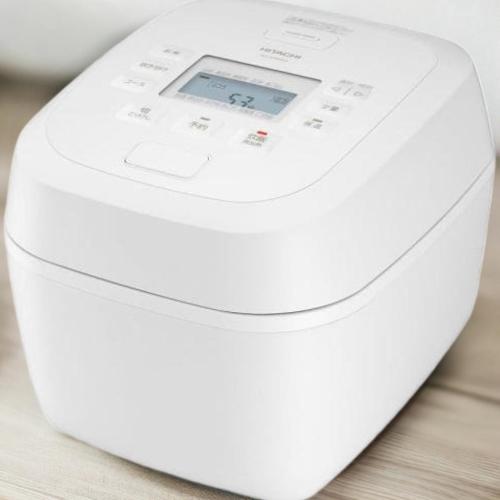 日立 IH炊飯器 黒厚鉄釜 RZ-A100HJ W フロストホワイト [5.5合炊き