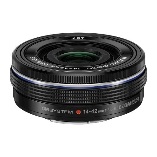 OM SYSTEM M.ZUIKO ED 14-42mm F3.5-5.6 EZ ブラック | 交換レンズ