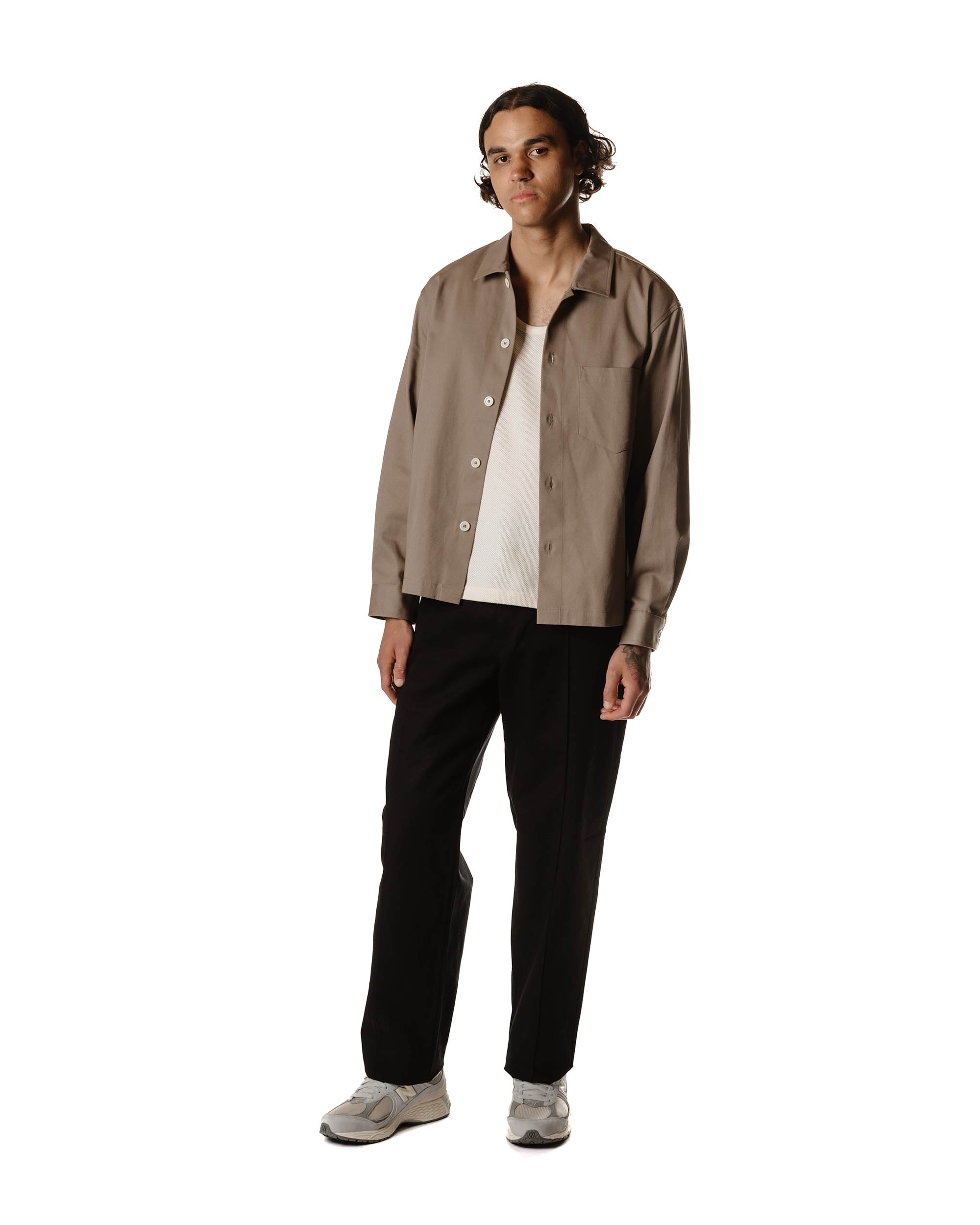 Auralee ライト ウール マックス ギャバジン ツータック スラックス