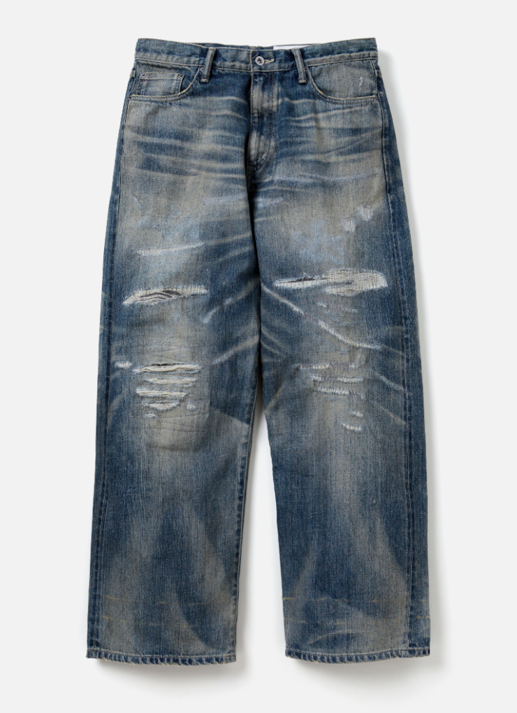 NEIGHBORHOOD FW24 SAVAGE DENIM DP WIDE PANTS