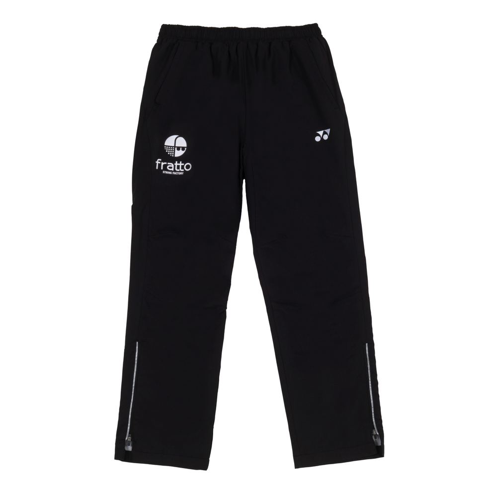 fratto / YONEX frattoロゴ入り ウィンドウォーマーパンツ 80087 ブラック