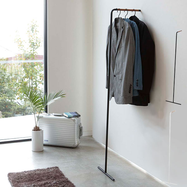 山崎実業 スリムコートハンガー タワー 7550 7551（ﾎﾜｲﾄ）