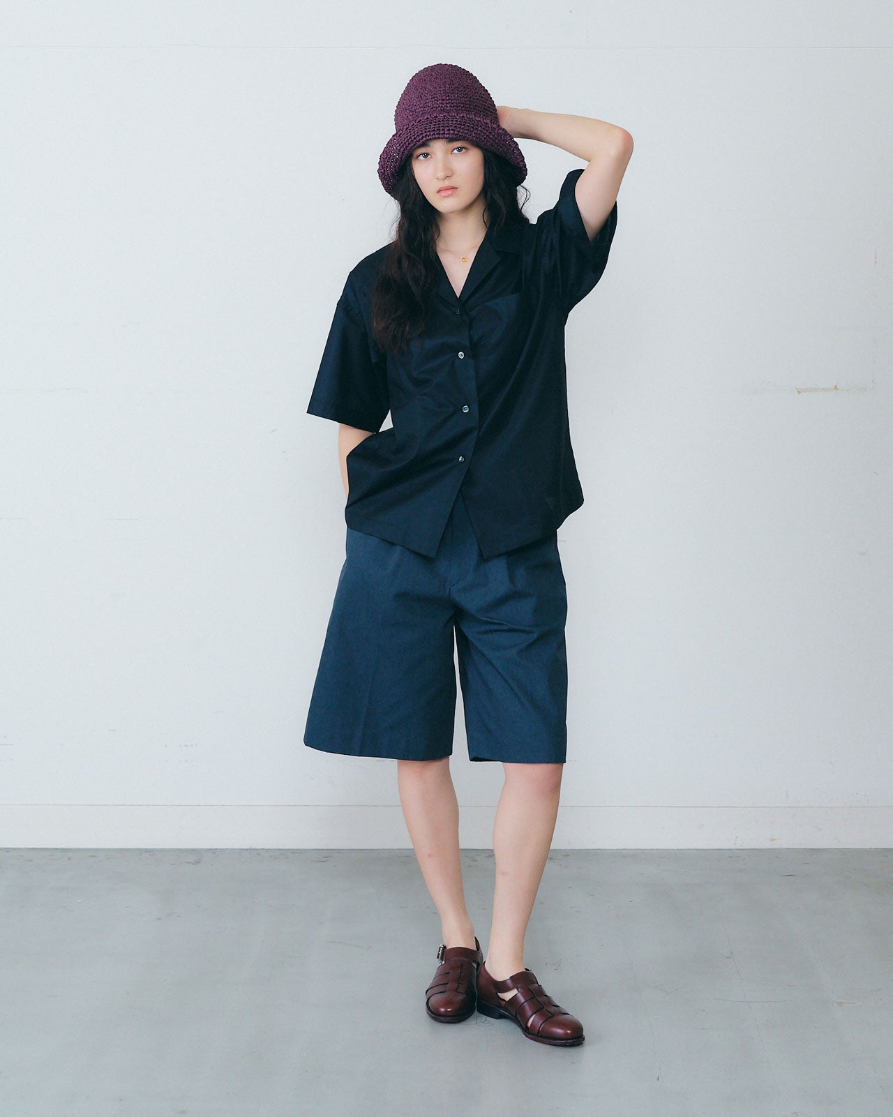 OPEN COLLAR LAWN SHIRT – Shinzone