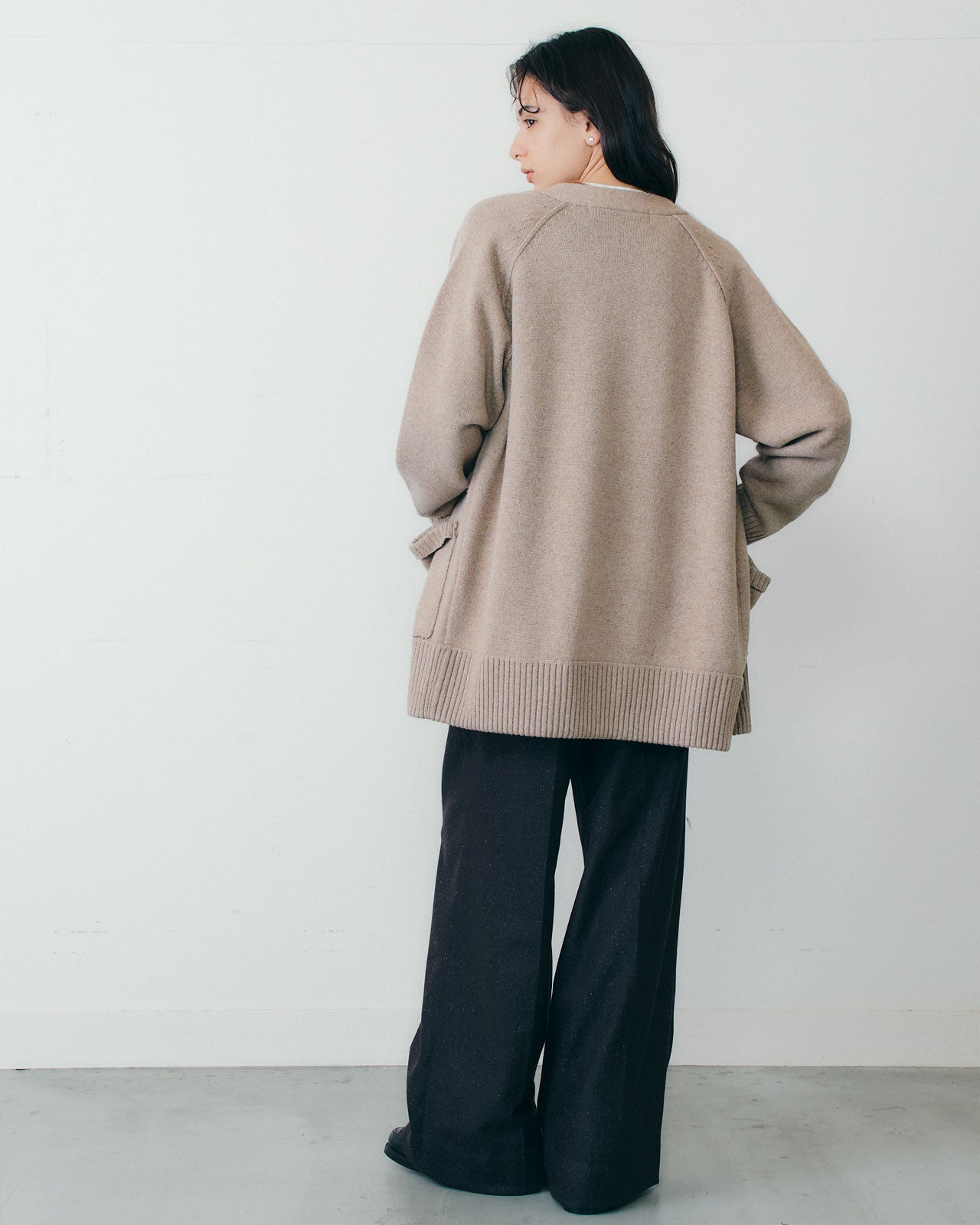 WOOL KNIT ZIP CARDIGAN – Shinzone