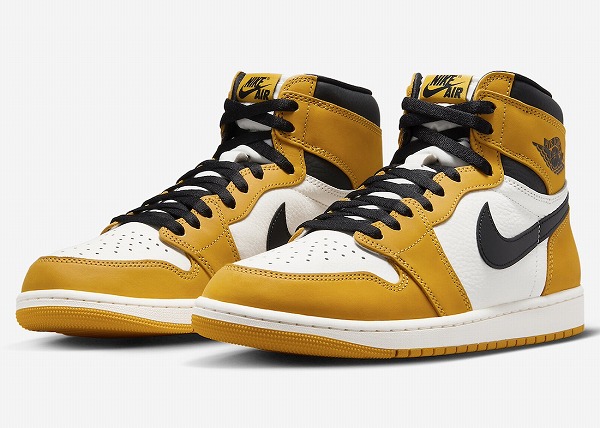 NIKE AIR JORDAN 1 HI OG YELLOW OCHRE 再々入荷！ | SHOES HOUSE KUZE