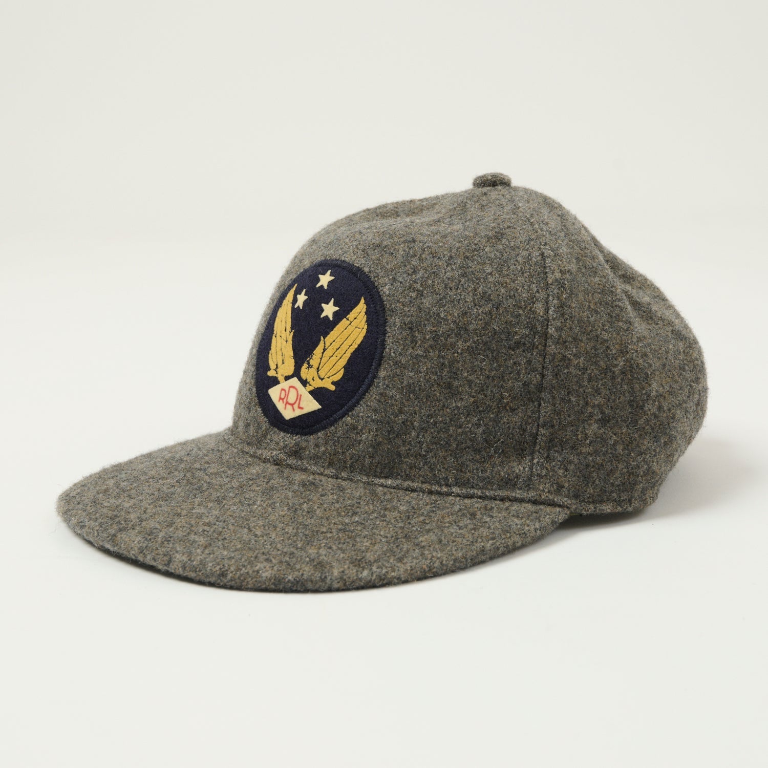 RRL Wool Felt Winged-Logo Cap - Grey – SON OF A STAG