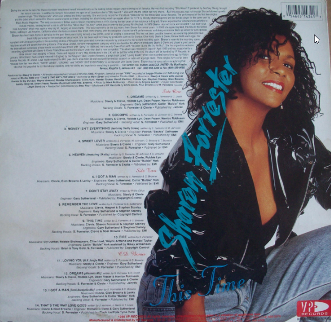 This Time Sharon Forrester- LP (1995) - Rare Vinyl Collectible