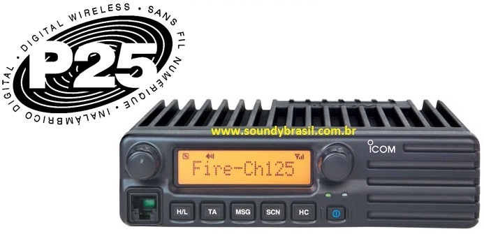 ICOM IC-F9511S - Transceptor Veicular/Fixo Avançado 50W P25