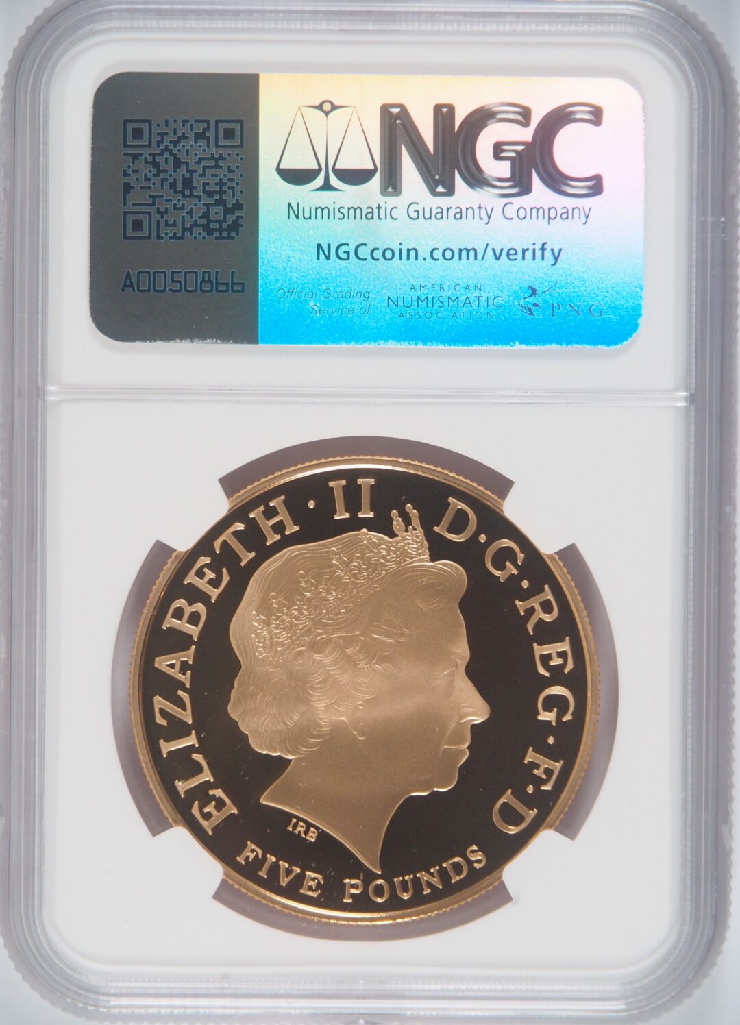 2013年ジョージ王子洗礼記念5ポンド金貨 NGC PF70UC - ソブリンハブ